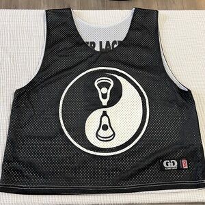 Game Gear Denver Lacrosse #9 Pinnie Size M Yin Yang